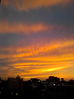 去年の夕陽